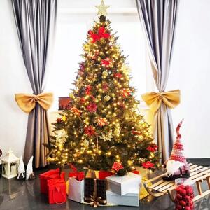 Nádherný umělý vánoční stromeček smrk klasický 220 cm