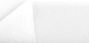 Plyš/umělá kožešina PL-001 Bílá - šířka 150 cm