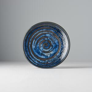 Made in Japan (MIJ) Copper Swirl Tapas Talíř 17 cm