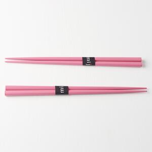Made in Japan (MIJ) Růžové Lakované Hůlky z přírodního dřeva