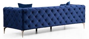 Atelier del Sofa 3-místná pohovka Como - Navy Blue, Modrá