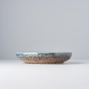 Made in Japan (MIJ) Earth & Sky Talíř, Vysoký Okraj, 22 cm