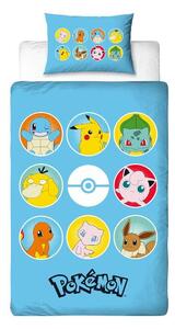 Dětské ložní povlečení, 140 x 200 cm, 70 x 90 cm (Pokémon) (100407327002)