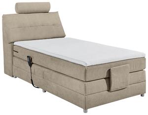 POSTEL BOXSPRING, 120/200 cm, pískové barvy MID.YOU - Jednolůžkové postele, Online Only