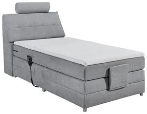 POSTEL BOXSPRING, 120/200 cm, světle šedá MID.YOU - Jednolůžkové postele, Online Only
