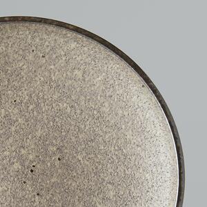 Made in Japan (MIJ) Mělký talíř na tapas Earth Black 17 cm
