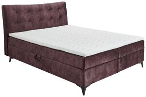 AMERICKÁ POSTEL, 180/200 cm, lilková MID.YOU - Postele s úložným prostorem, Online Only