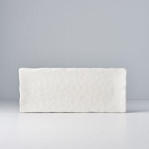 Made in Japan (MIJ) Shell White Slab Obdélníkový Talíř 29 x 12 cm