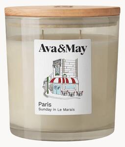 Velká vonná svíčka Paris (bergamot, jasmín a růže)