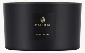 Ručně vyrobená vonná svíčka se třemi knoty Silent Night (mandarinka, jehličí a vanilka)