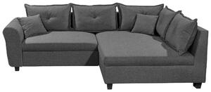 ROHOVÁ SEDAČKA, textil, antracitová Livetastic - Sedací soupravy, Online Only