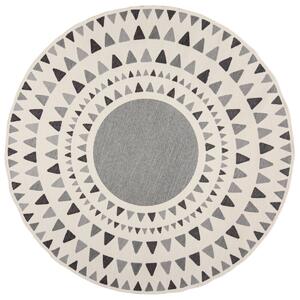 Flair Rugs koberce Kusový koberec Dauntless Shadow Rays Grey – na ven i na doma - 160x160 (průměr) kruh cm