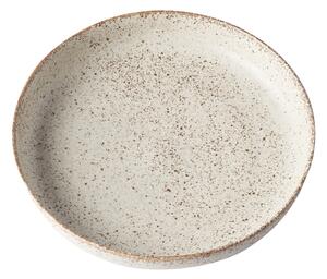 Made in Japan (MIJ) Mělký talíř s vysokým okrajem Fade 20 cm pískový