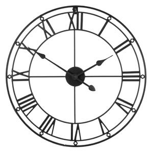 Černé nástěnné hodiny Premier Housewares Matt, ⌀ 59 cm