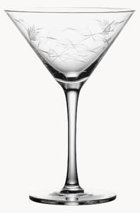 Sada ručně foukaných křišťálových sklenic na martini Fern, 2 díly