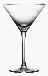 Sada ručně foukaných křišťálových sklenic na martini Stars, 2 díly