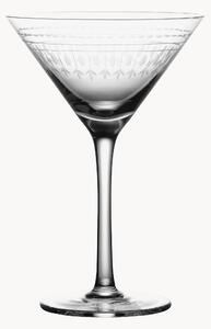 Sada ručně foukaných křišťálových sklenic na martini Ovals, 2 díly