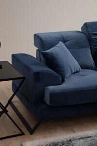 Atelier del Sofa Rohová sedací souprava Frido Left (Chl+3R) - Navy Blue, Modrá