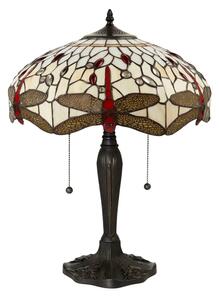 Endon 64085 - Stolní lampa Tiffany DRAGONFLY 2xE27/60W/230V pr. 41 cm