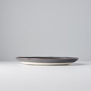 Made in Japan Mělký talíř Modern metalický 24 cm