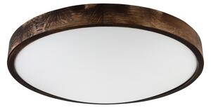 Brilagi - Stropní svítidlo CARVALHO SLIM SMOKEY 3xE27/60W/230V dub pr. 47,5 cm