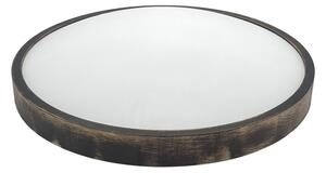 Stropní svítidlo OAK SMOKY SLIM 3xE27/15W/230V pr. 47 cm dub/tmavě hnědá
