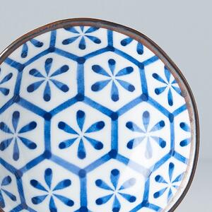 Made in Japan (MIJ) Malá miska Hexagon Indigo Ikat 11 cm 150 ml