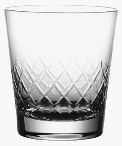 Sada ručně foukaných křišťálových sklenic na whisky Lattice, 4 díly