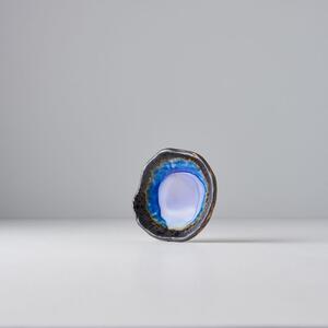 Made in Japan (MIJ) Cobalt Blue Nepravidelná Miska na omáčku na nožičkách 9 cm, 50 ml