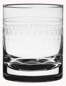 Sada ručně foukaných křišťálových sklenic na whisky Ovals, 2 díly