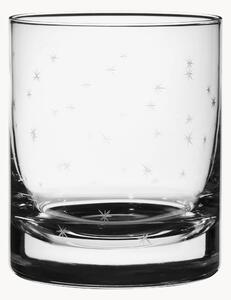 Sada ručně foukaných křišťálových sklenic na whisky Stars, 2 díly