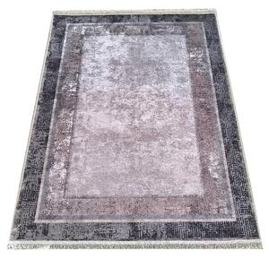 Makro Abra Moderní kusový koberec protiskluzový Horeca-New 148 Klasický šedý vícebarevný Rozměr: 80x150 cm