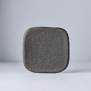 Made in Japan (MIJ) Stone Slab Čtvercový Talíř 19 x 19 cm