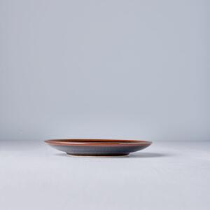 Made in Japan (MIJ) Předkrmový mělký talíř Tenmokku 17 cm