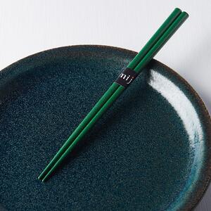 Made in Japan Lakované jídelní hůlky Chopsticks tmavě zelené