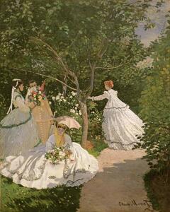 Claude Monet - Obrazová reprodukce Women in the Garden, 1866, (30 x 40 cm)
