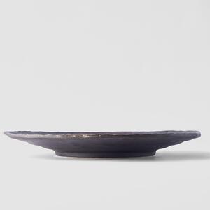 Made in Japan (MIJ) Akane Grey Nepravidelný Mělký Talíř 27 cm