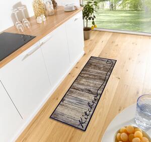 Zala Living - Hanse Home koberce Běhoun Cook & Clean 105390 Brown Taupe - 50x150 cm