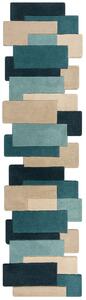 Flair Rugs koberce Ručně všívaný kusový koberec Abstract Collage Teal ROZMĚR: 120x180