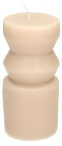 Svíčka Cornelia 14cm beige