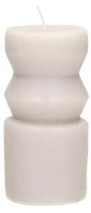 Svíčka Cornelia 14cm light grey