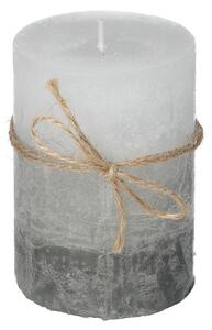 Svíčka Silvia 10cm grey