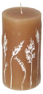 Svíčka Giulia 13cm light brown
