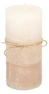 Svíčka Silvia 14cm beige