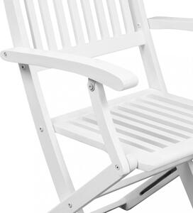 Jídelní židle 2 ks bílá Dekorhome