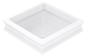 KERASAN RETRO RETRO keramická sprchová vanička, čtverec 90x90x20cm, bílá 133801