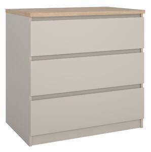 Krémová komoda 77x76x50 cm Naia – Tvilum