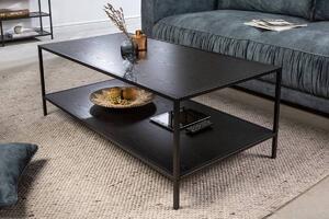 Designový konferenční stolek Maille 120 cm černý jasan