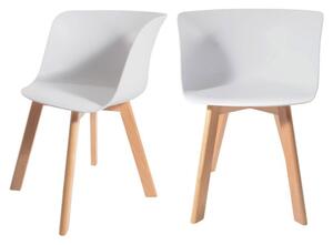 Tutumi, designová židle 45x54x71 cm 1656, černá-hnědá, KRZ-00801