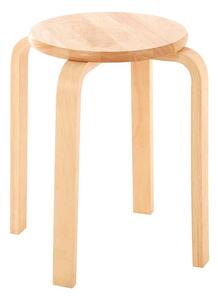 Stolička z kaučukového dřeva v přírodní barvě Heva – Premier Housewares